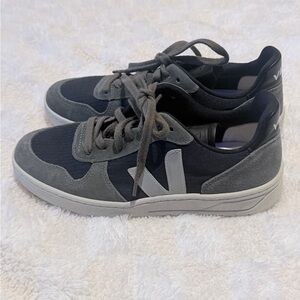 Veja V-10 Ripstop sneakers in the Black Oxford Grey Mud